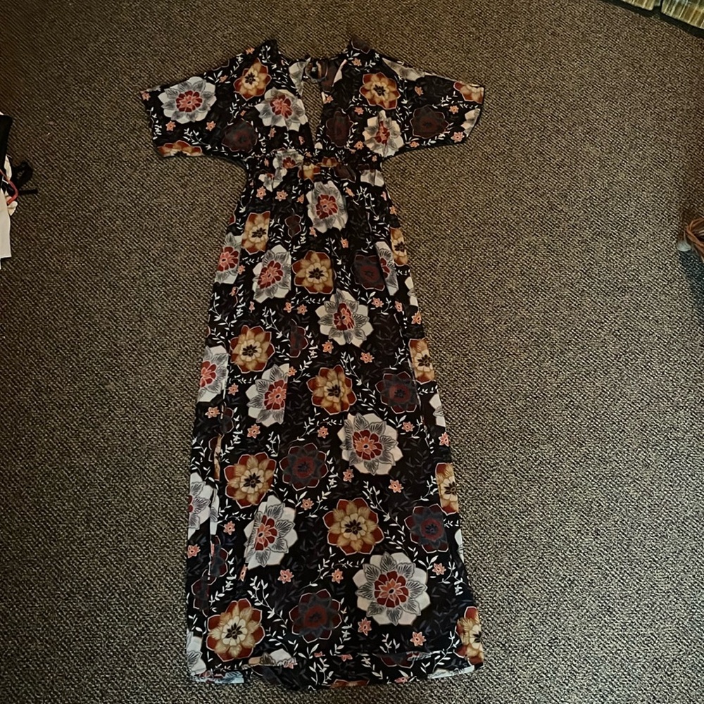 Floral maxi dress